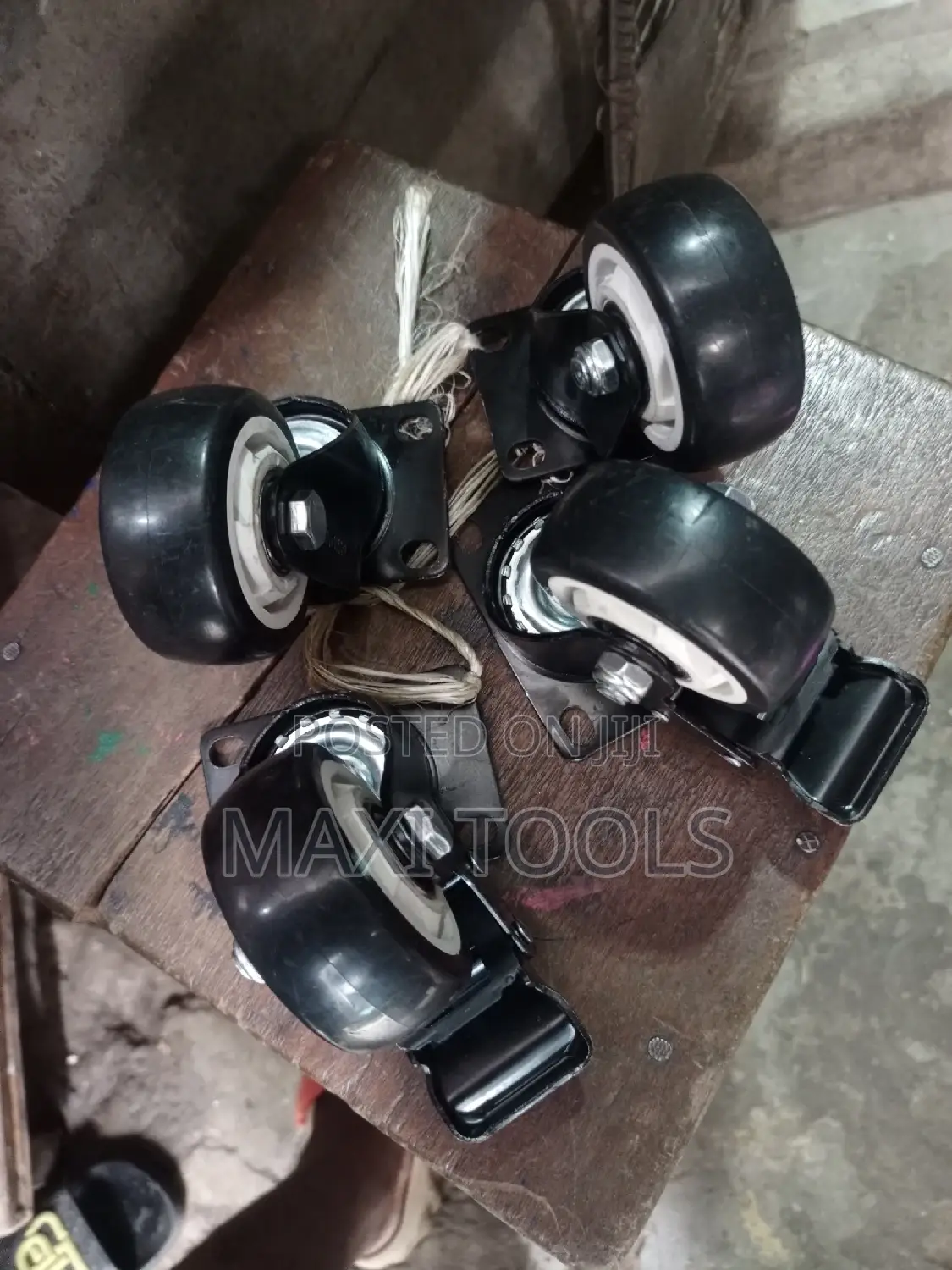 3 Inches Black Teflon With Break