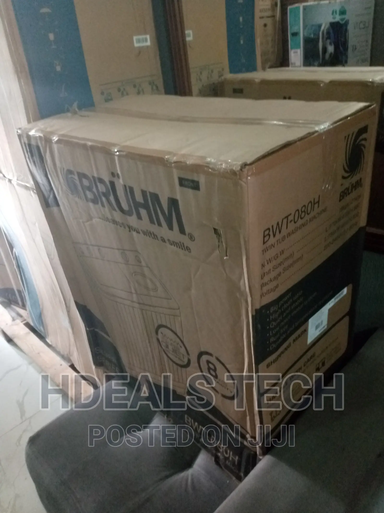 New Bruhm 8kg Twin Tub Top Loader Washing Machine