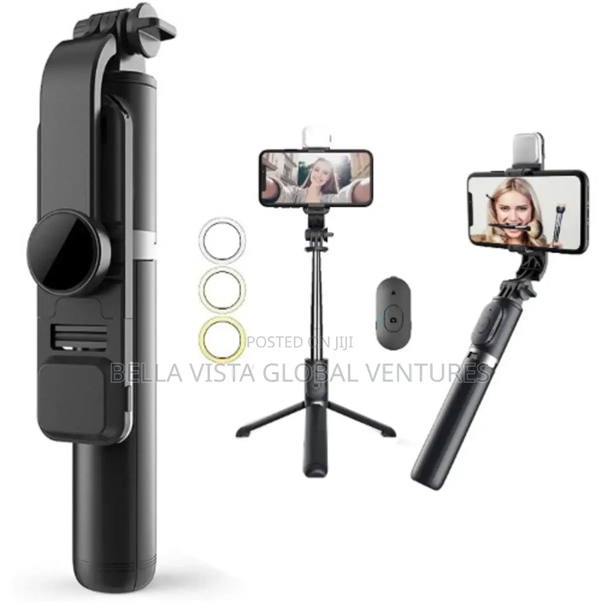 Selfie Stick Wireless Bluetooth With Light