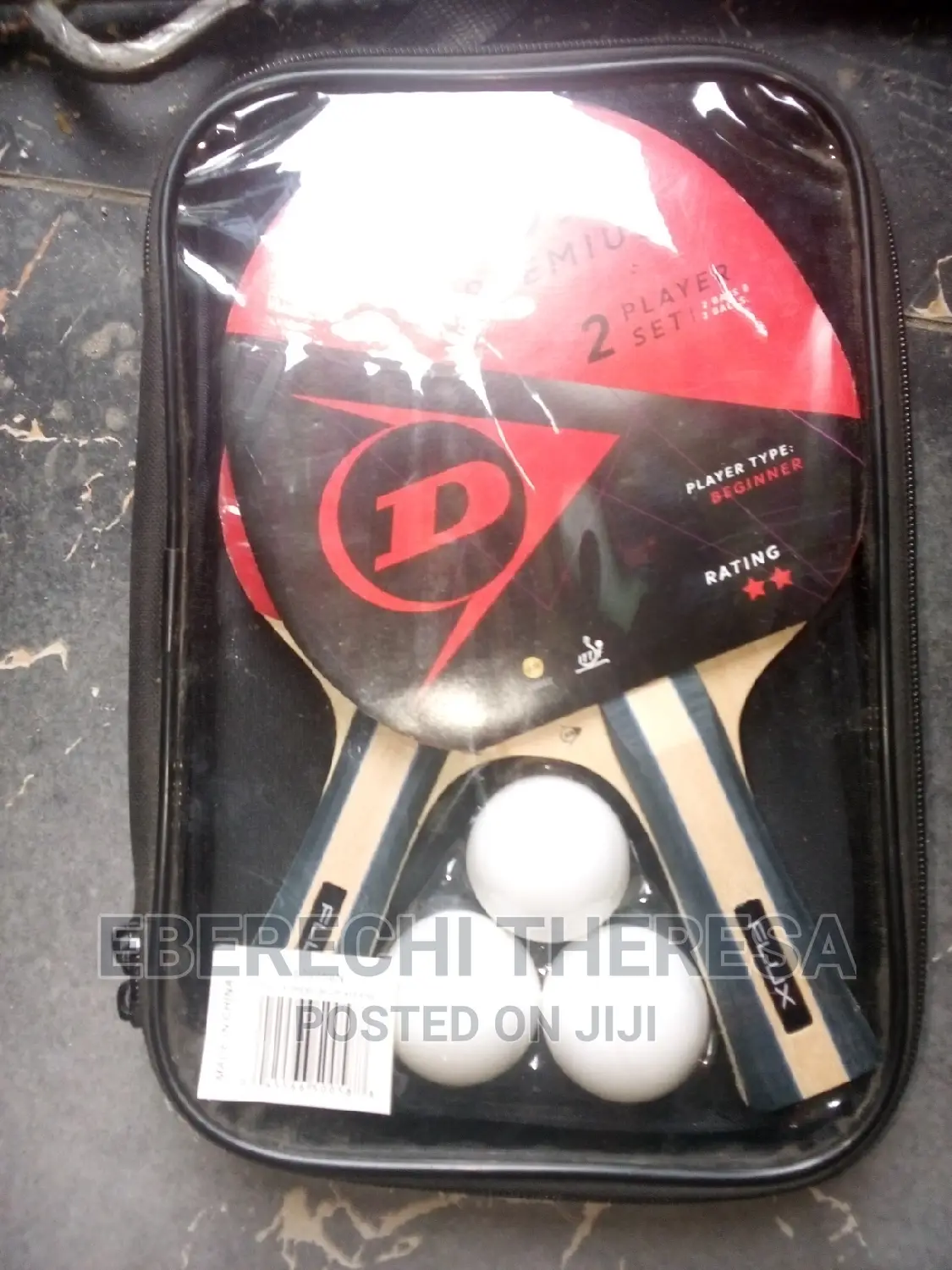 Dunlop Flux Premium 2 In 1 Table Tennis Bat And Egg