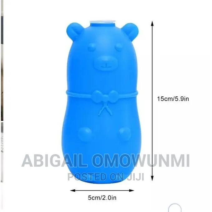 Cute Bear Blue Toilet Cleaner and Deodorant