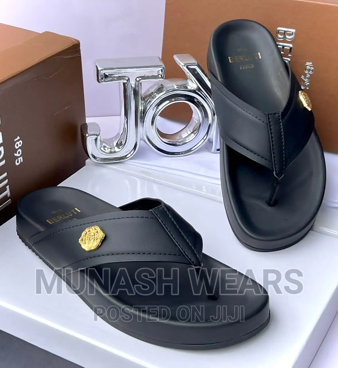 Berluti Leather Slipers