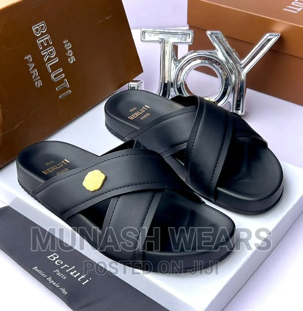Berluti Leather Slipers
