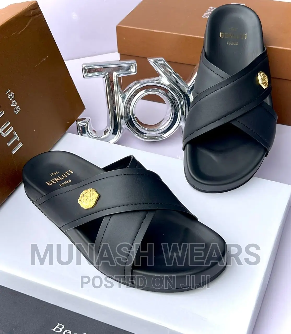 Berluti Leather Slipers