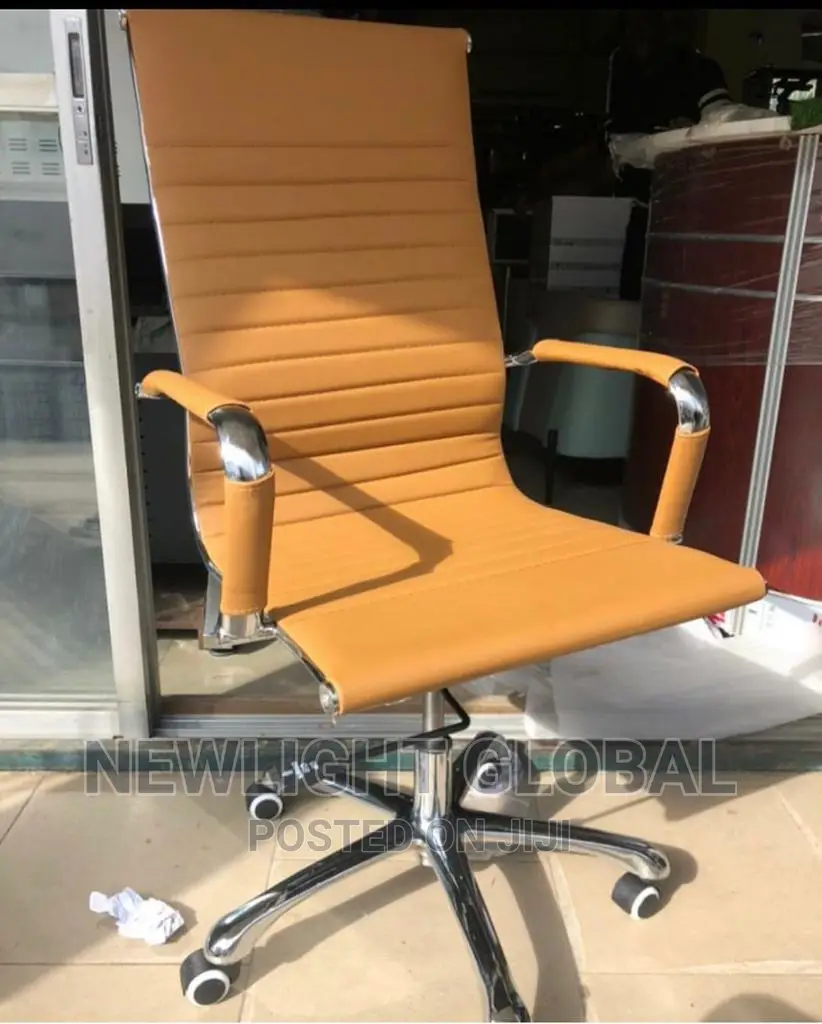 Office Ergonomic Chair Swivel With Leather
