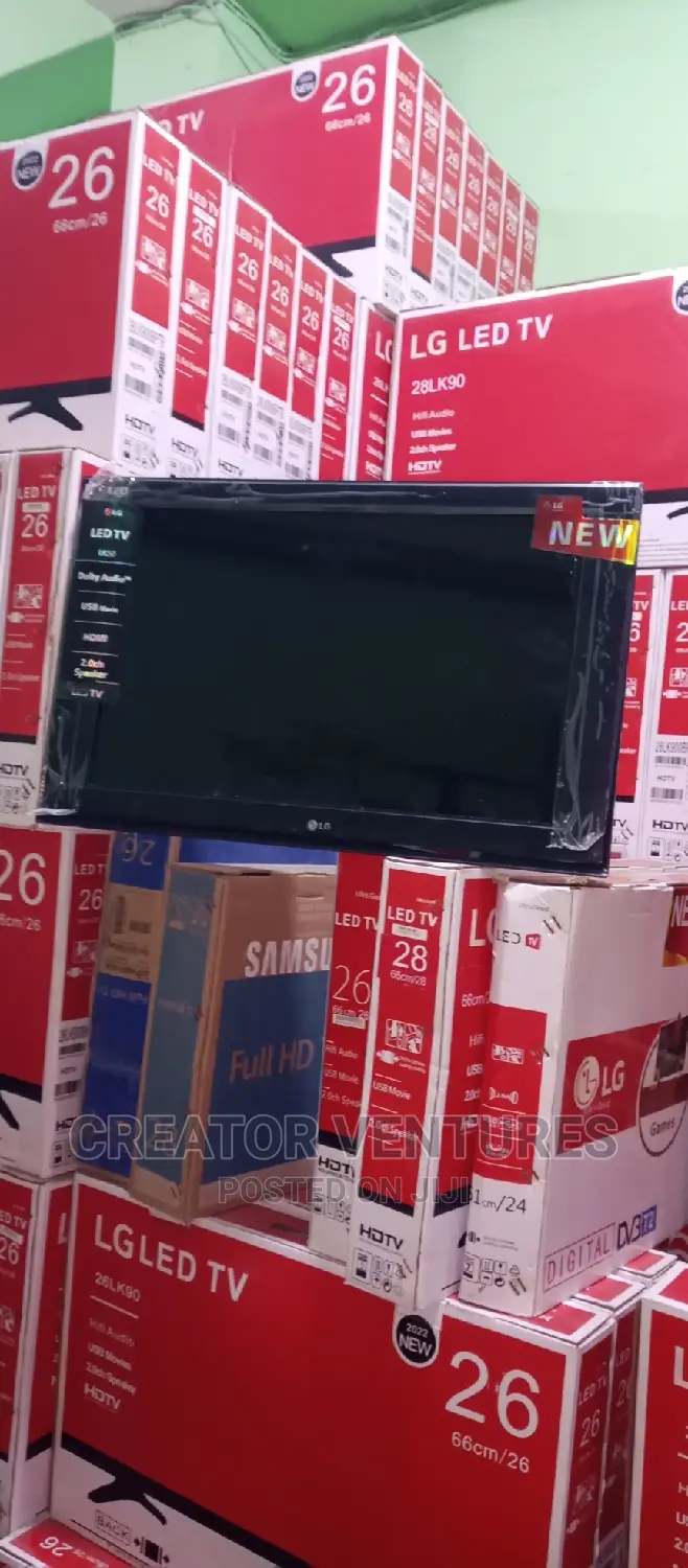Lg 26" Dc/Ac Led Tv,Wide Screen,With Usb,Game,Tiny Body,2024