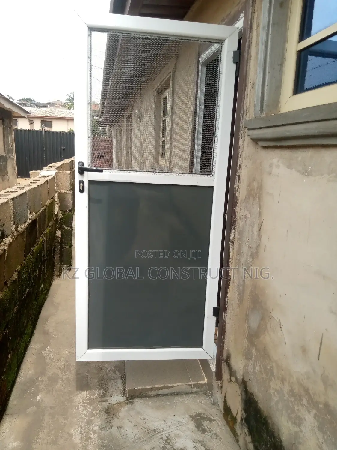 Aluminum Hinge Door Net With Key and Handle