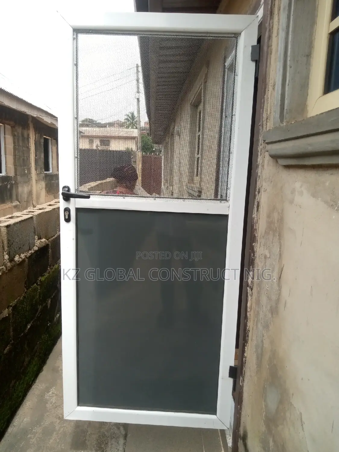 Aluminum Hinge Door Net With Key and Handle