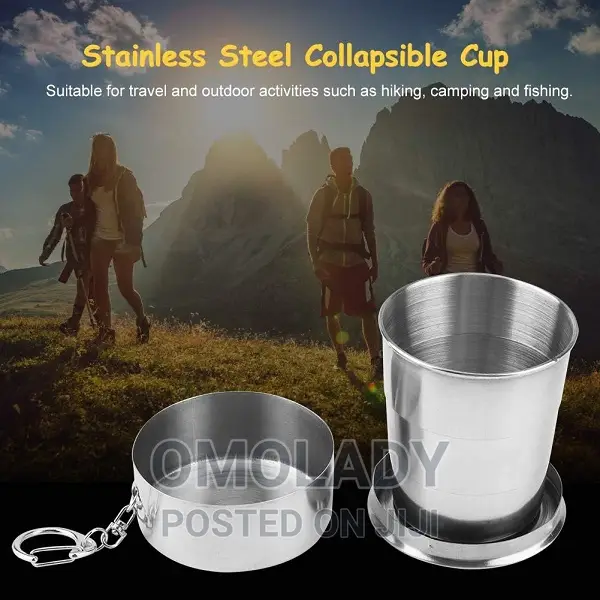Mini Stainless Steel Collapsible Folding Cup