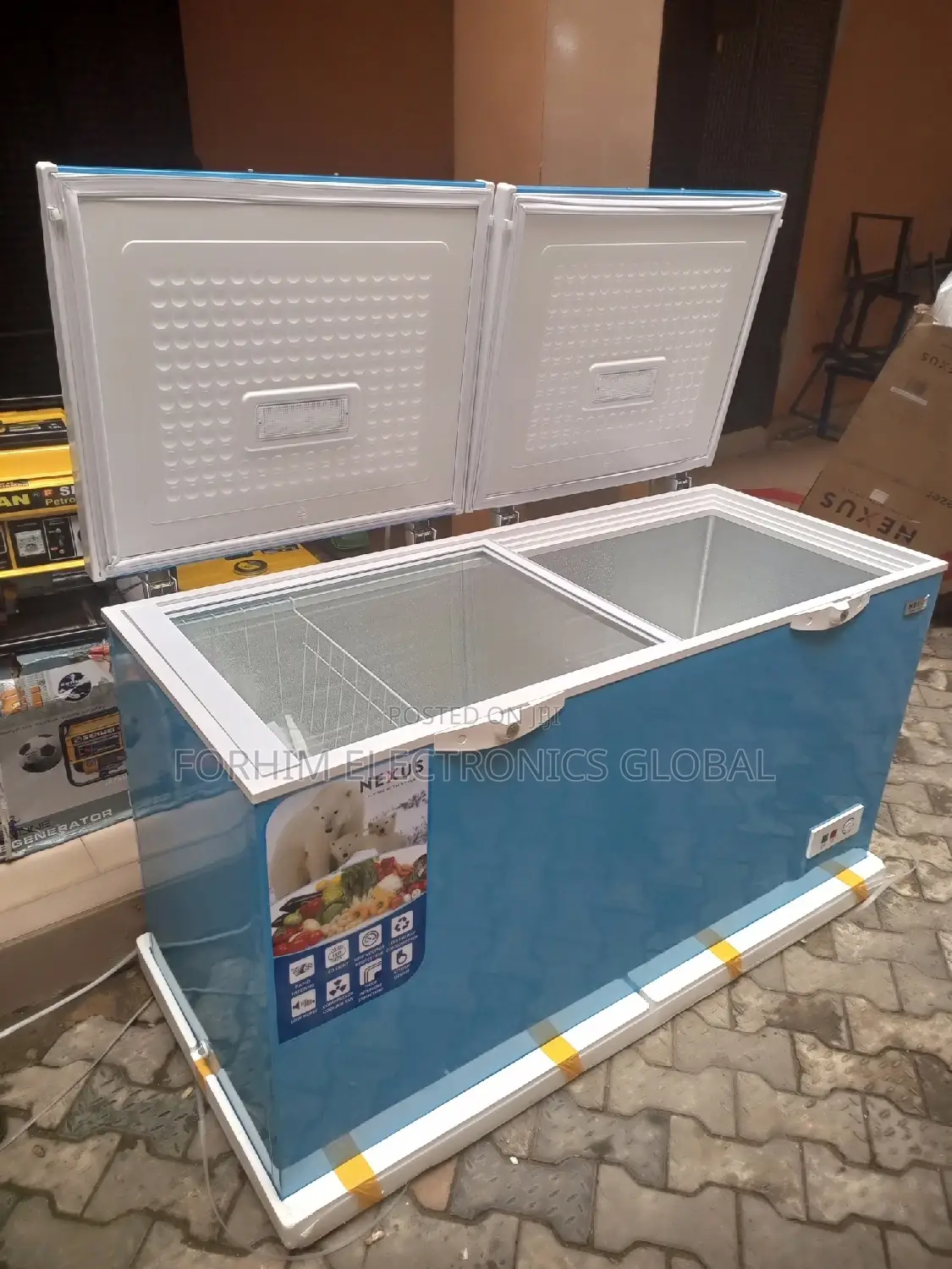 Nexus Double Door Chest Freezer