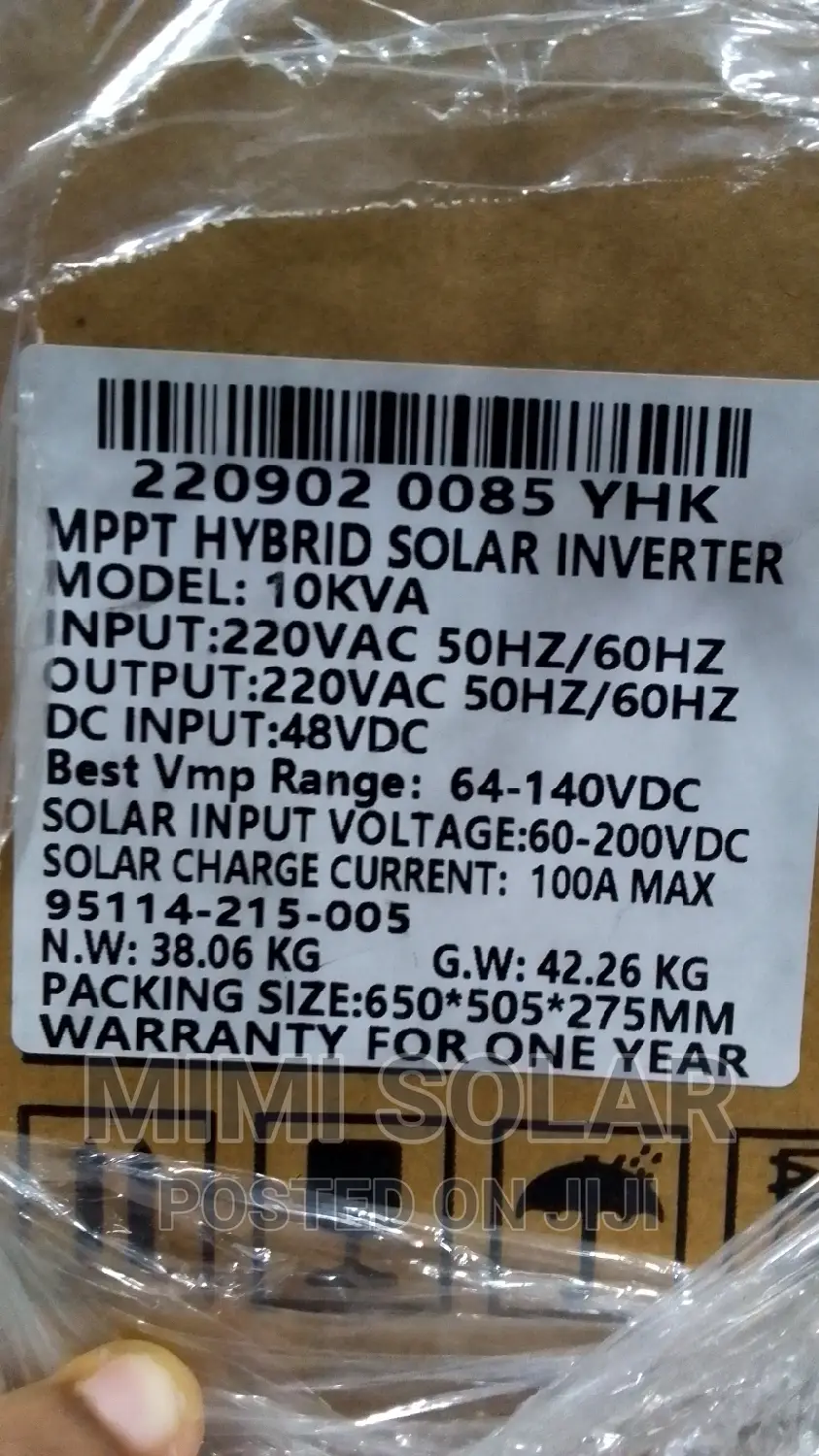 10kva Yohako Hybrid Inverter