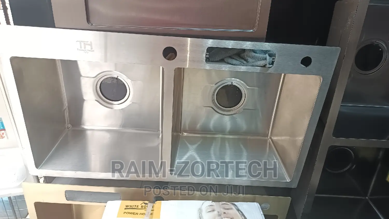 Double Bow Stainless Steel Anti-rust Kitchen Sink