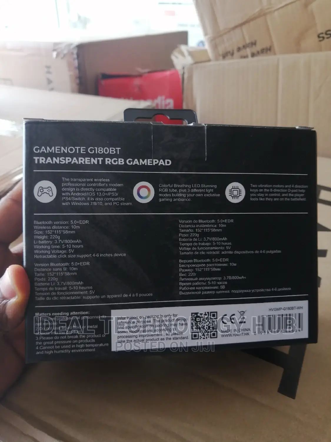 Havit Gamepad G180bt for Both Phones, Ps3, Ps4, and Pc