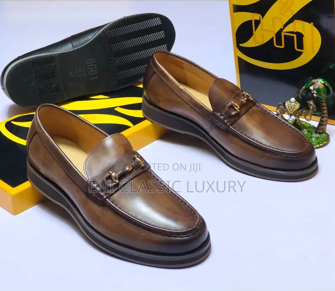 Original Luxury Leather Loafers Available in Store