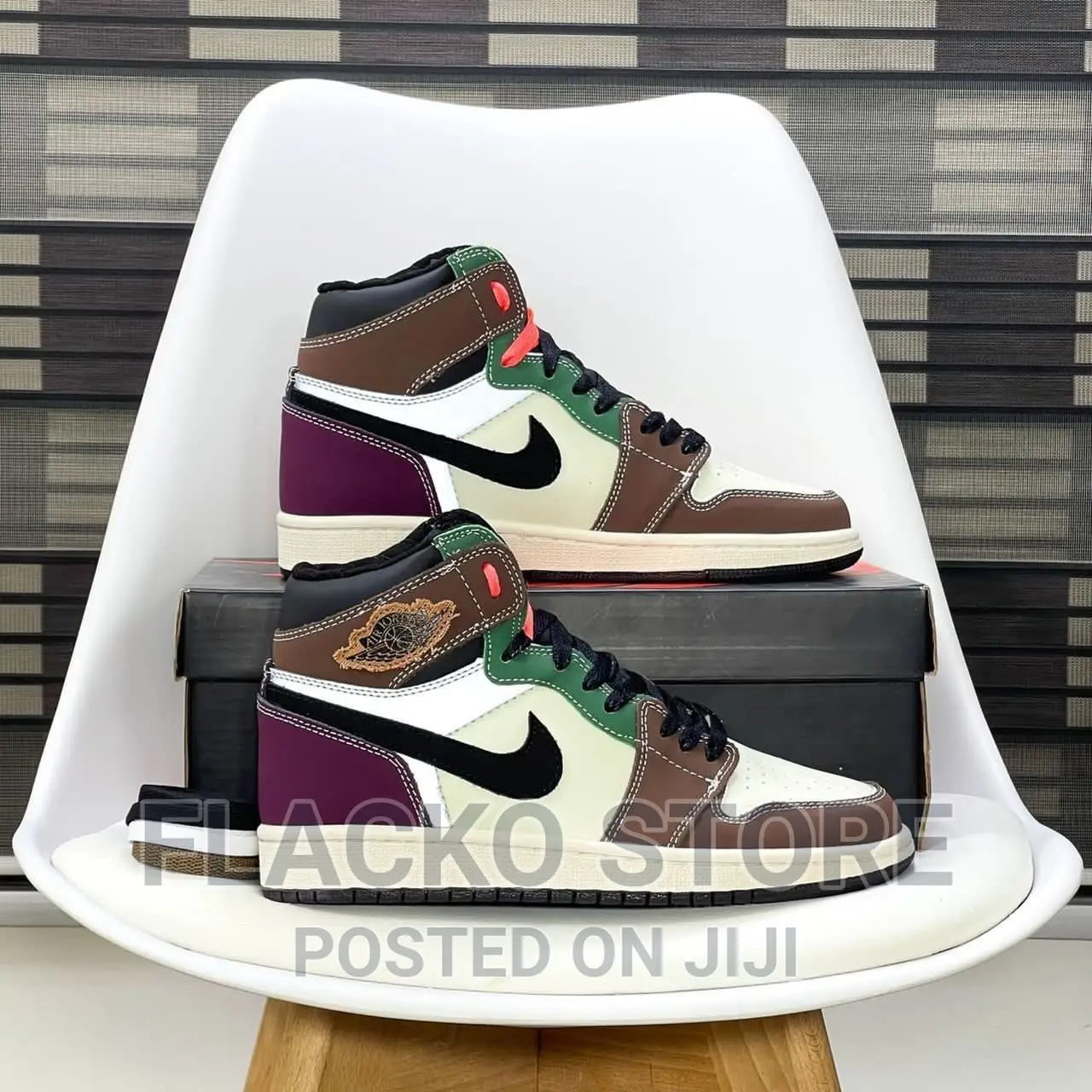 Original Nike Air Jordan 1 Retro Hi Og Handcrafted Sneakers