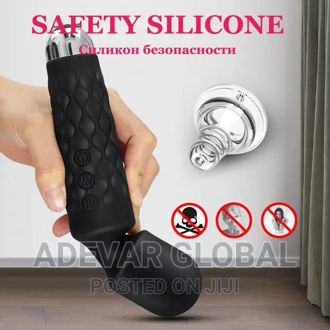 20 Frequency Rechargeable Magic Wand Vibrator Women Sex Toy