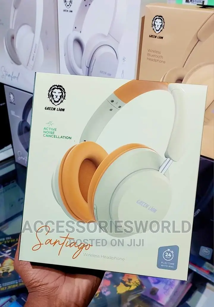 Green Lion Santiago Active Noise Cancellation BT Headphones