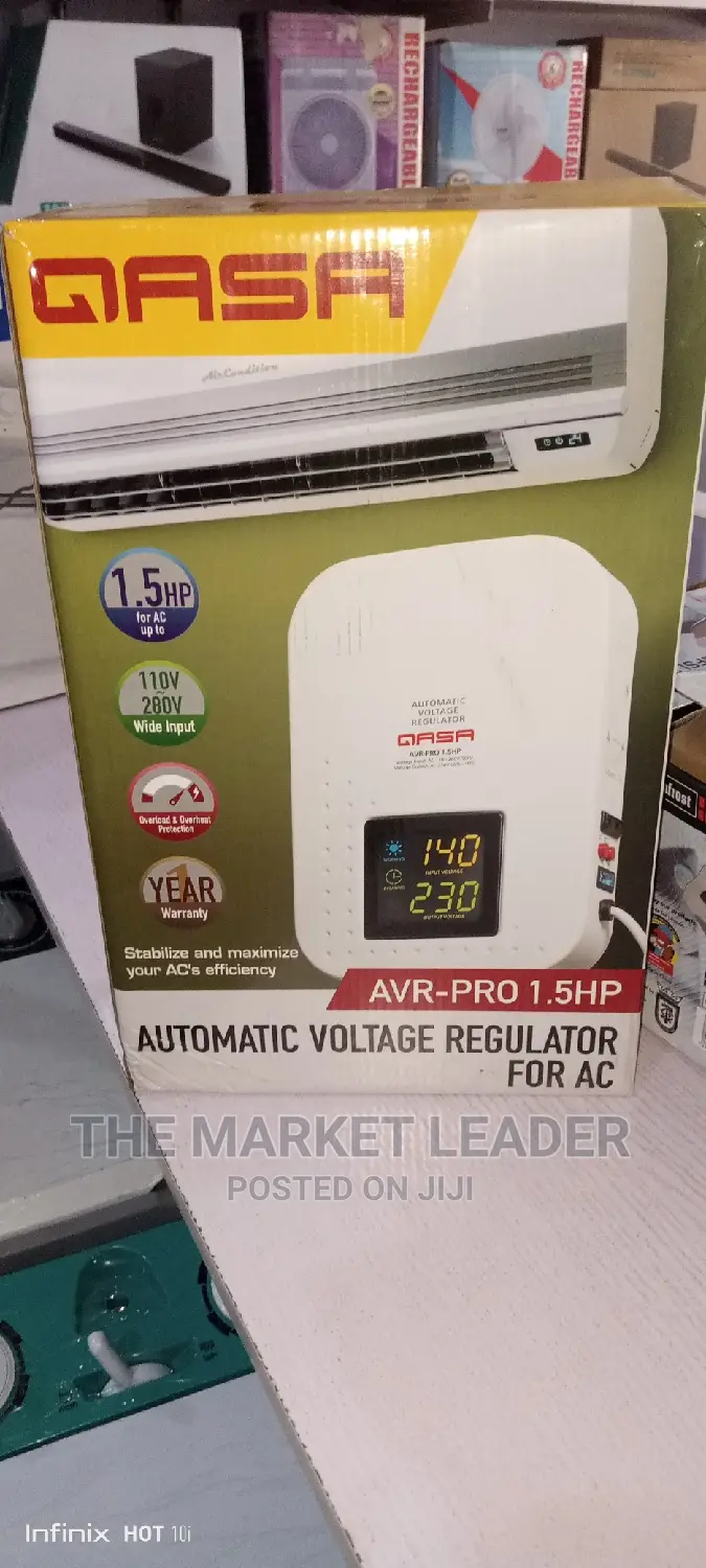 Qasa 2kva AVR Wall Mounted Protector for AC