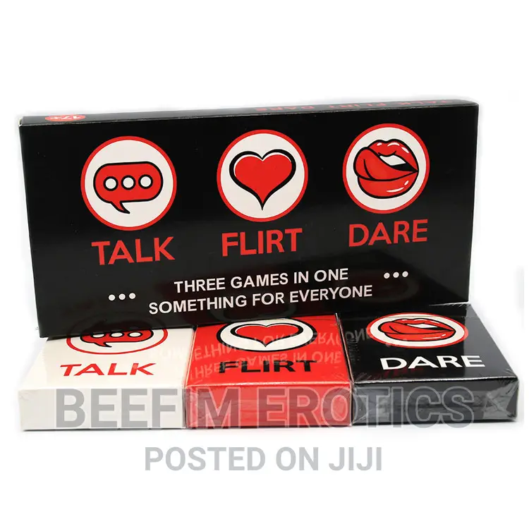 Talk Flirt Dare 3in1 Sex Game Card