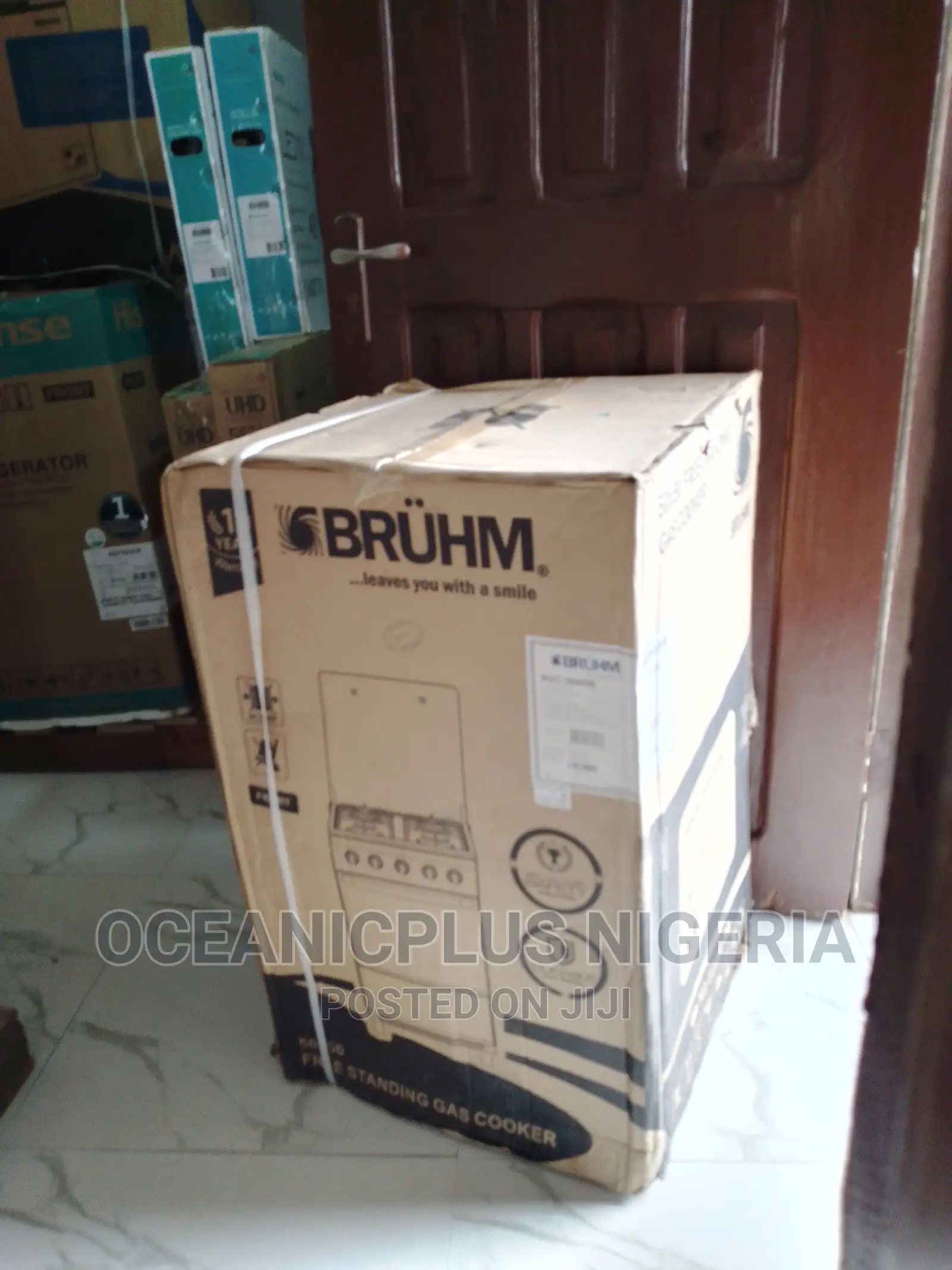 Effective 4 Burner Bruhm Gas Cooker BGC/5540ib