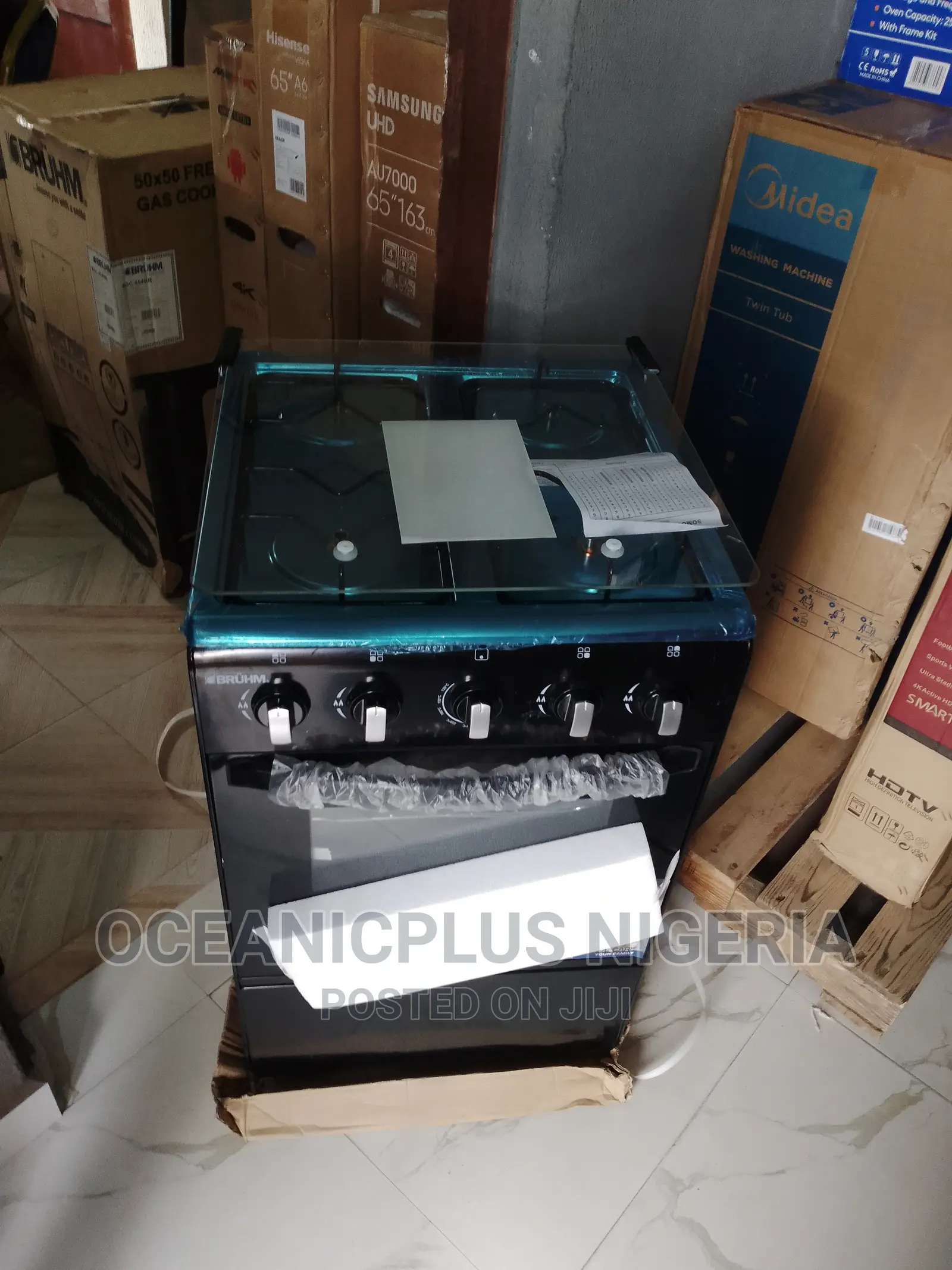 Best Choice Bruhm 4 Gas Cooker With Oven