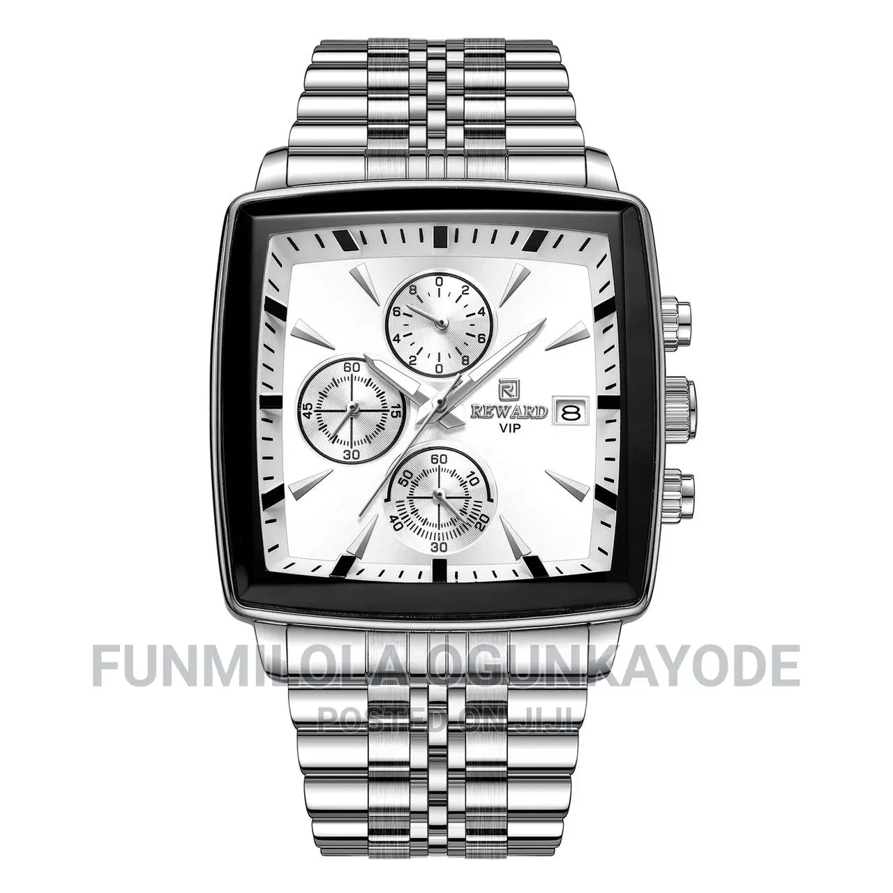 Reward Steel Men Wristwatch