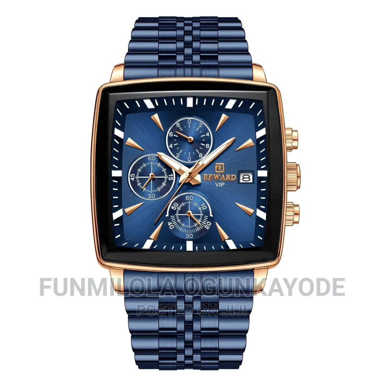 Reward Steel Men Wristwatch