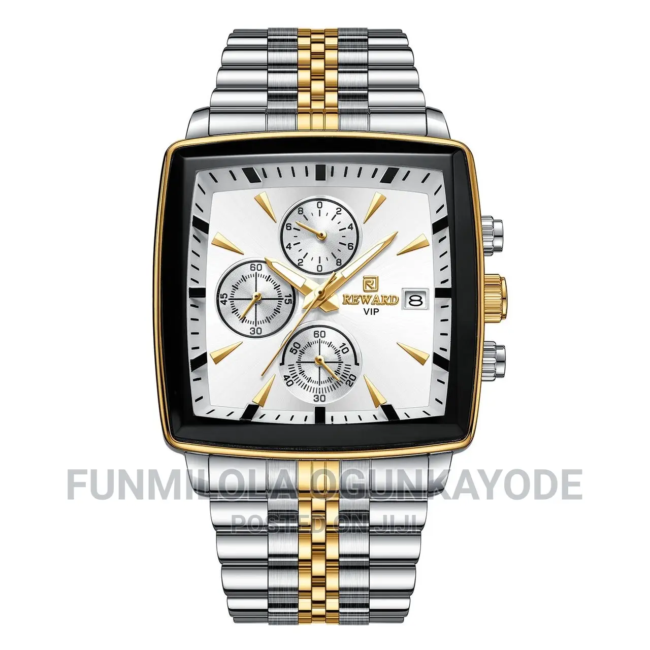 Reward Steel Men Wristwatch