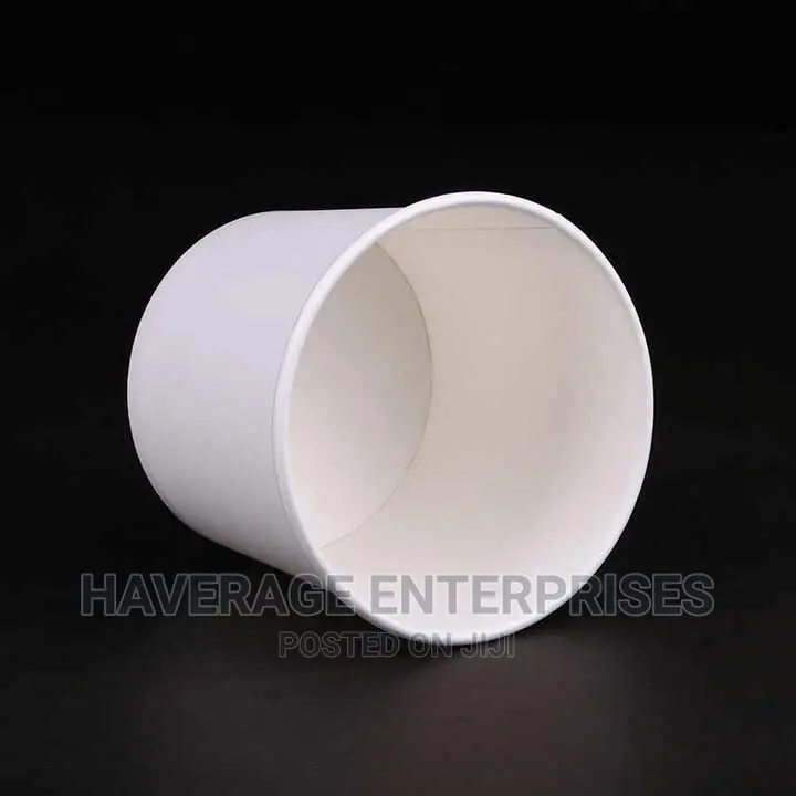 Disposable Paper Ice Cream/Chops/Food Cups With Dome Lids 7oz ~200pcs