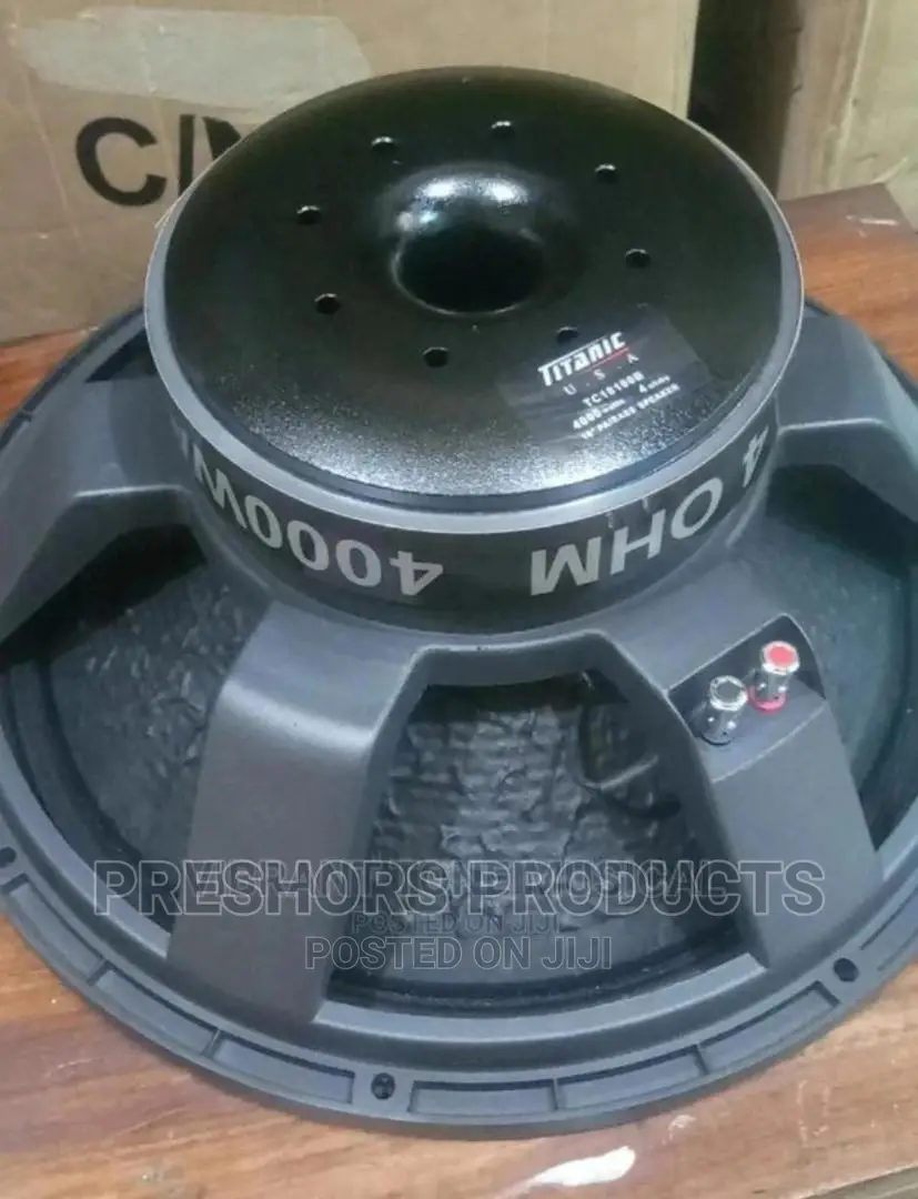 Original Titanic Heavy Duty 4000watts 18inches Speaker