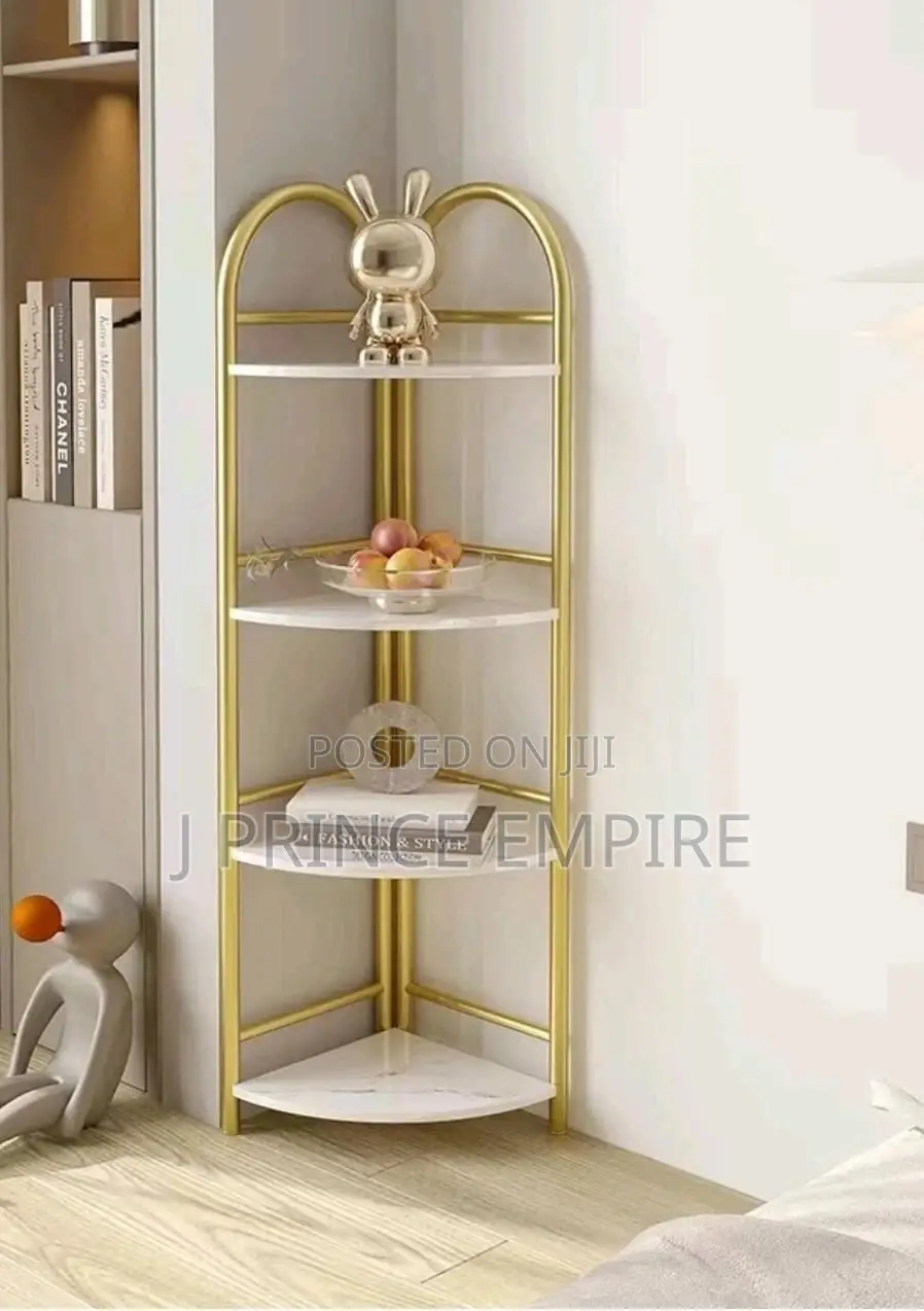 4 Tier Corner Shelves Bookshelf and Bookcase