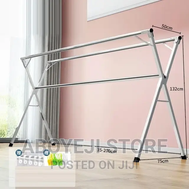 X-Shape Foldable Laundry Hanger Indoor/Outdoor (240m/94inch)