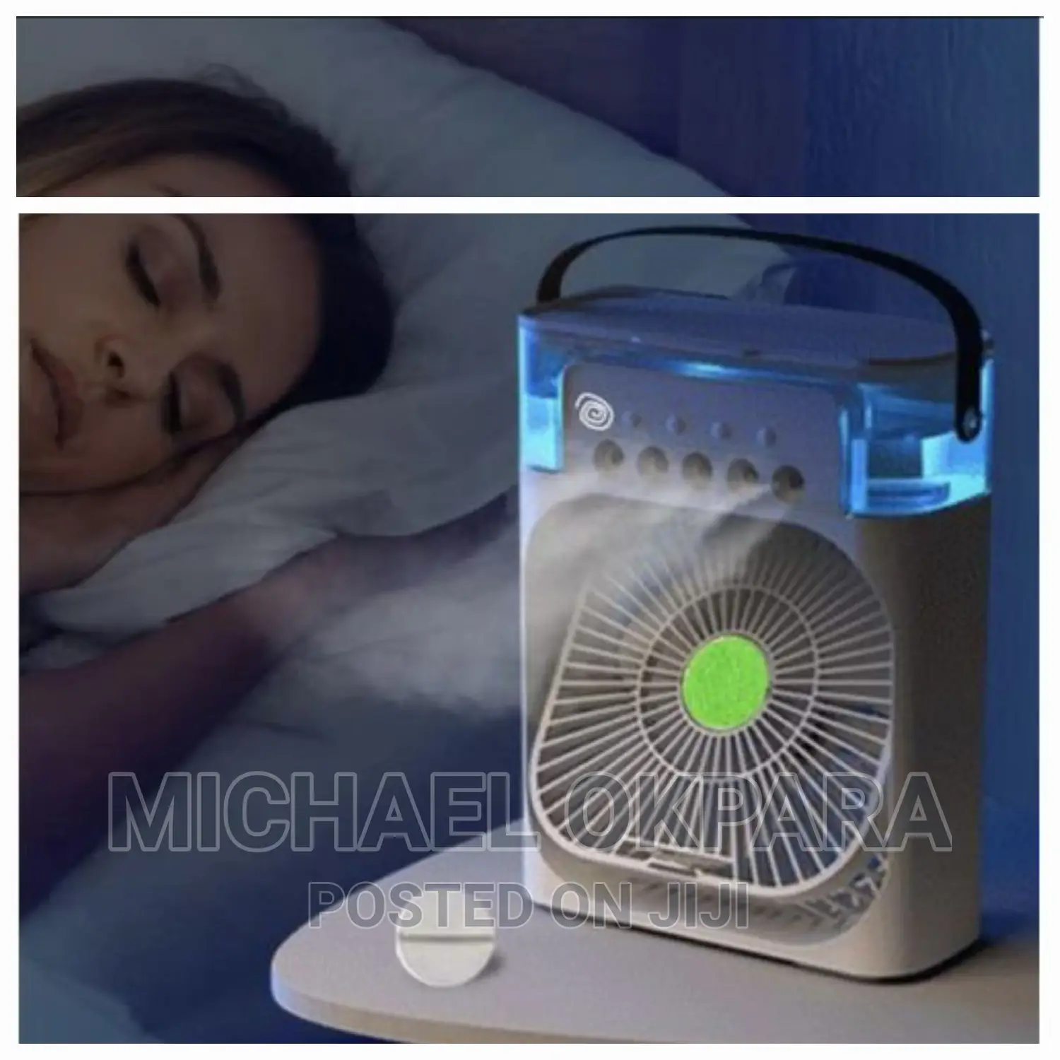 Table Mist Table Fan With Lights