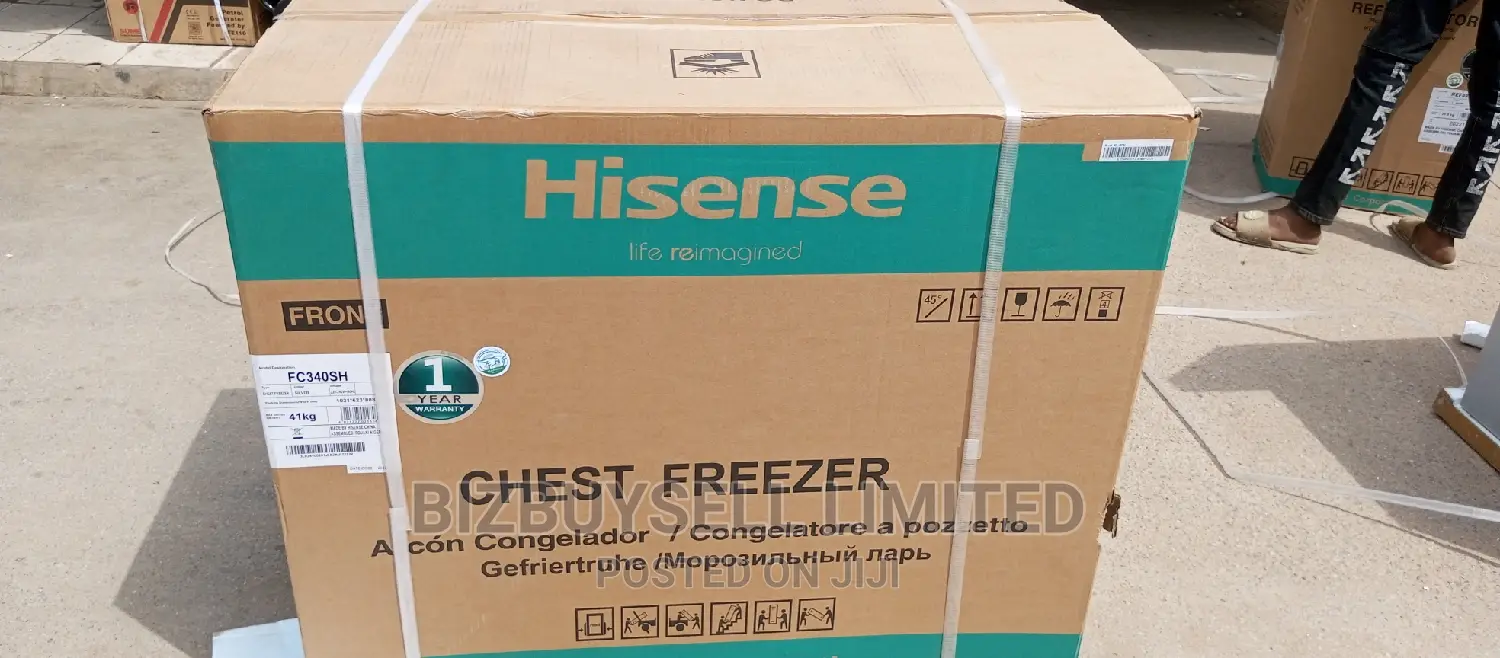 250 Liters Hisense Chest Freezer.
