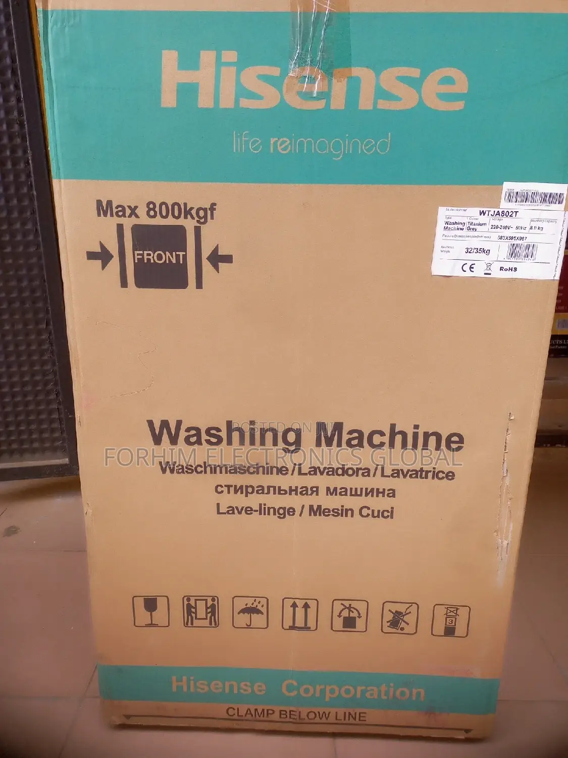 Hisense Automatic Washing Machine.