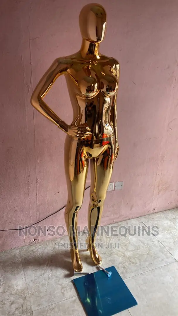 Size 10 Gold Chrome Female Detachable Waist Dummy