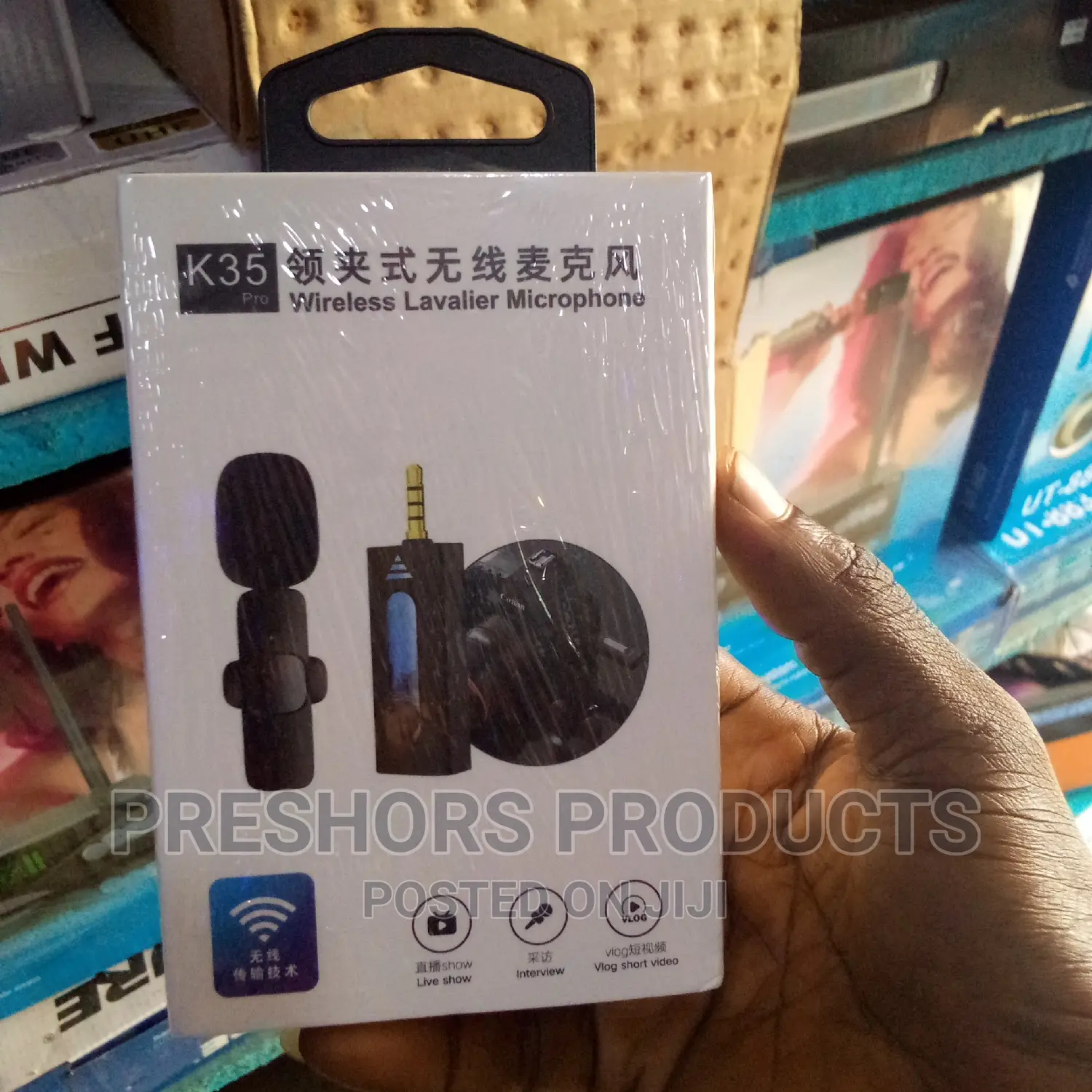 2 in 1 Wireless Lavalier Microphone