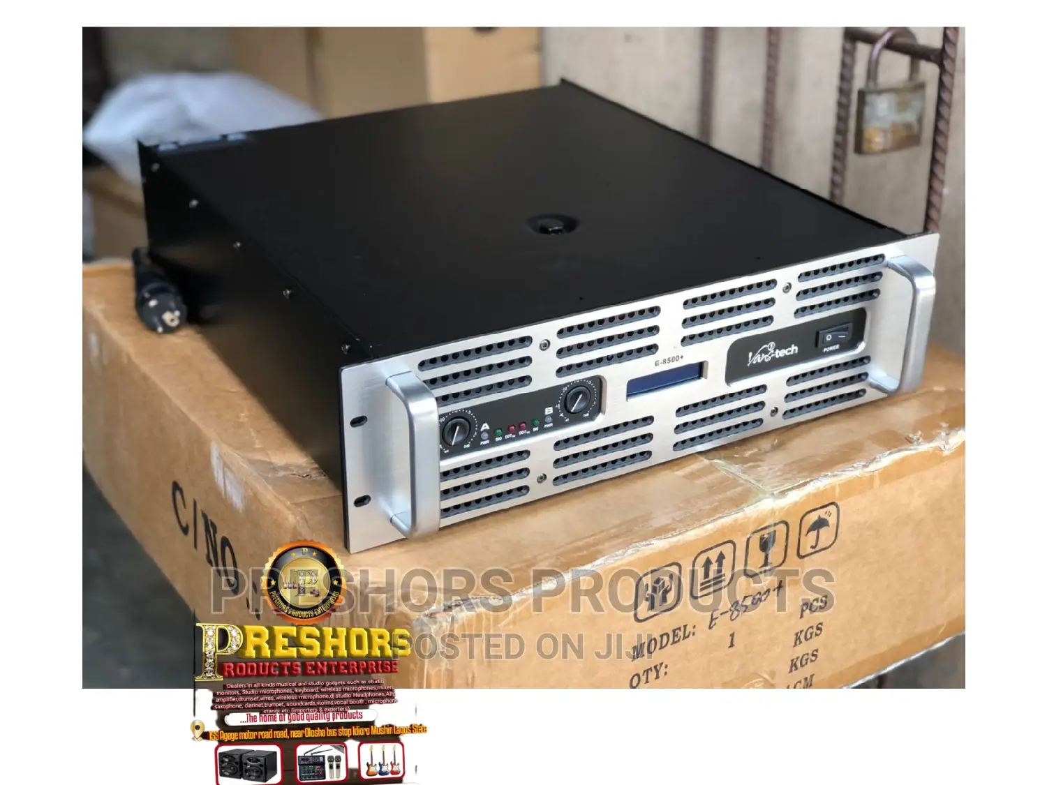 E8500watts Professional Vans Tech Power Amplifier