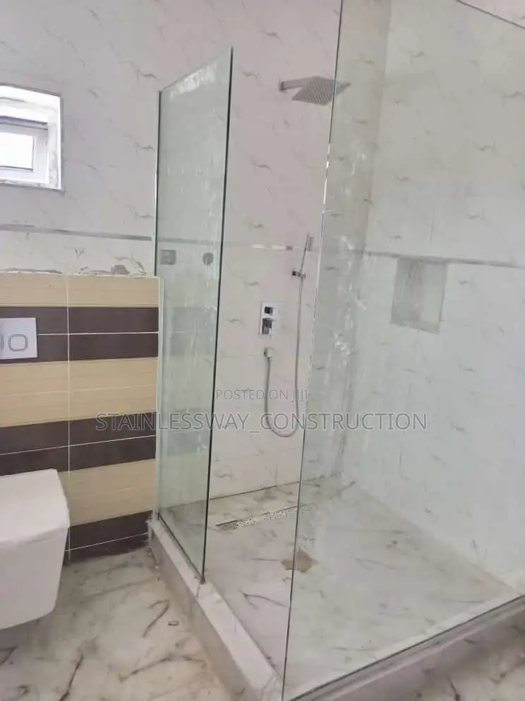 Shower Cubicle With Magic Sticker