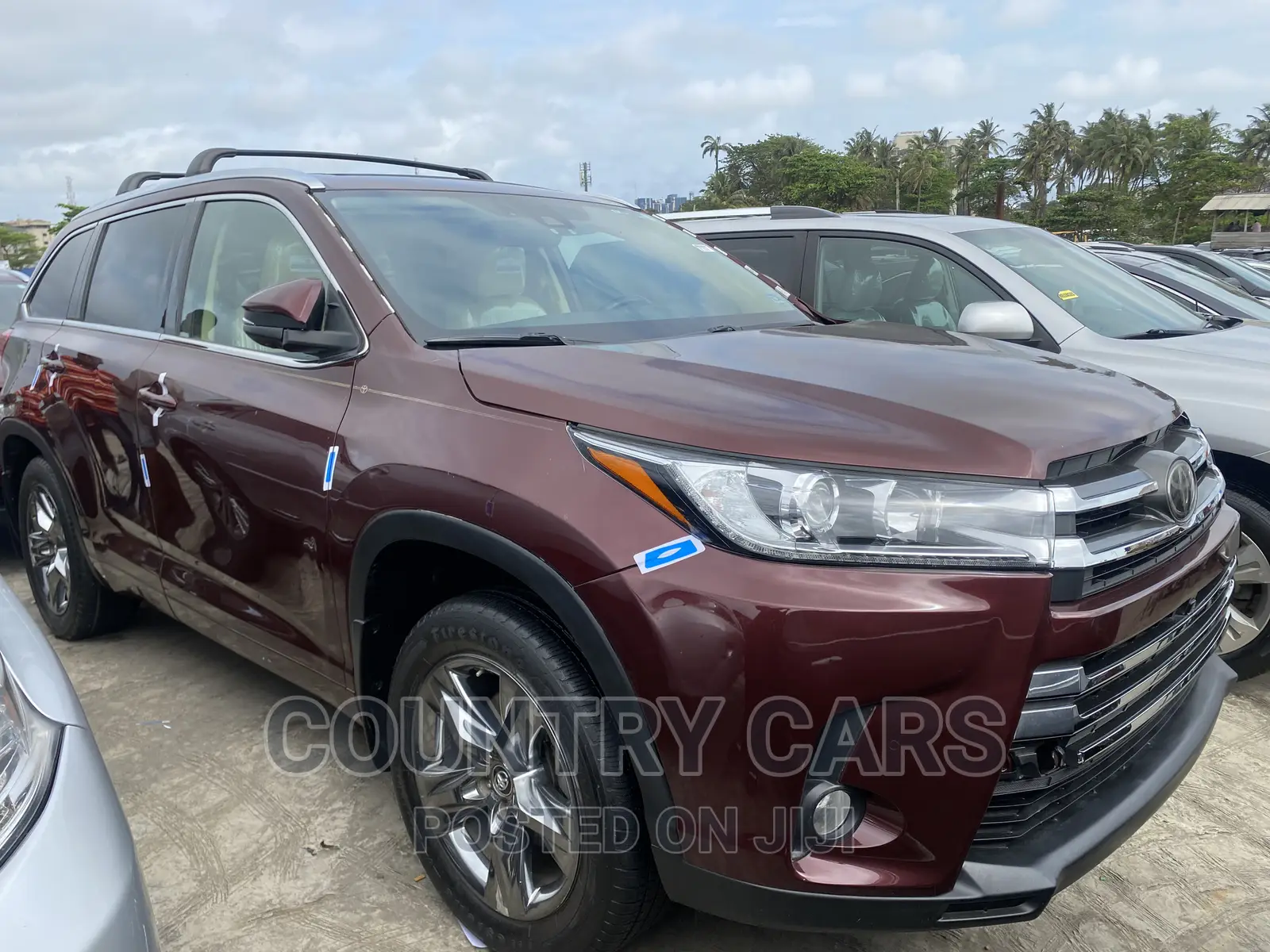 Toyota Highlander Limited Platinum 2019 Red