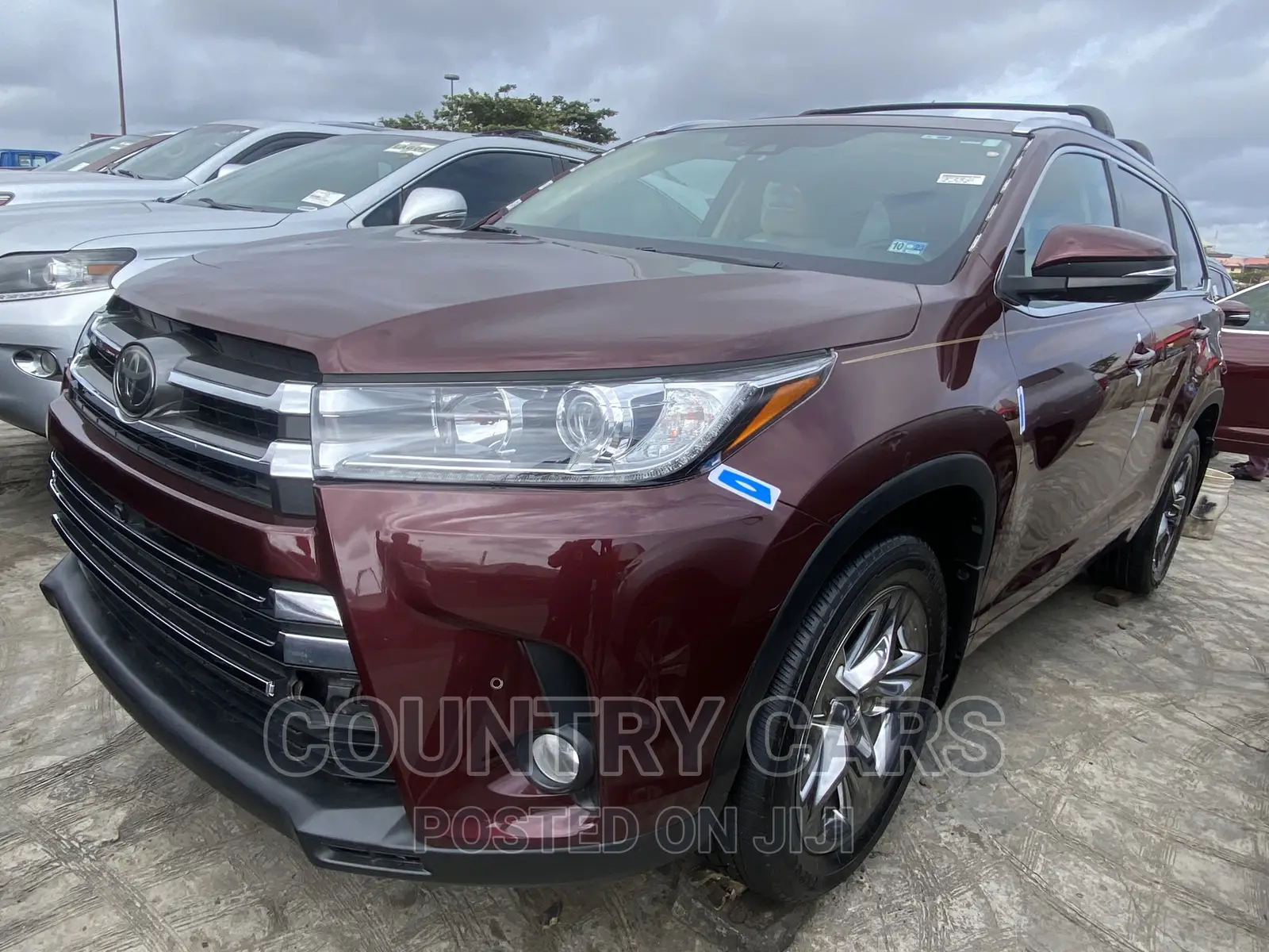 Toyota Highlander Limited Platinum 2019 Red