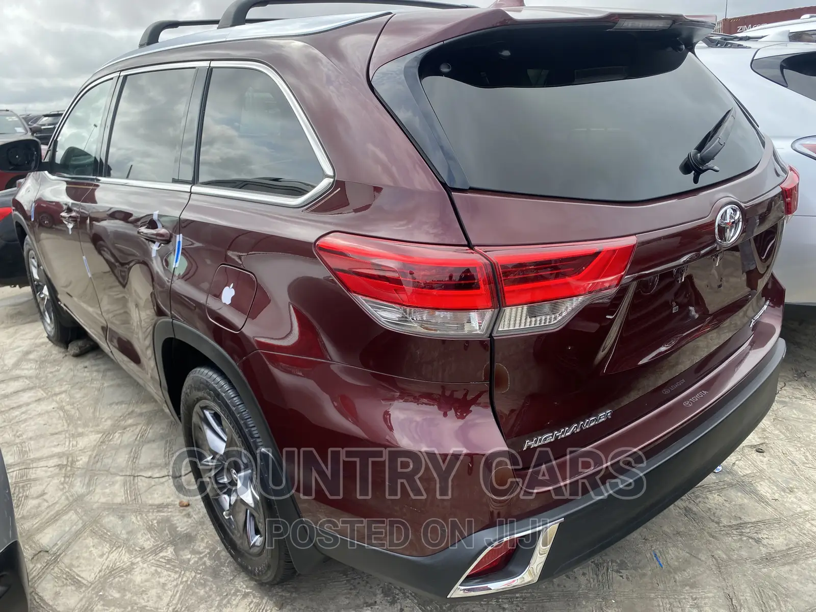 Toyota Highlander Limited Platinum 2019 Red