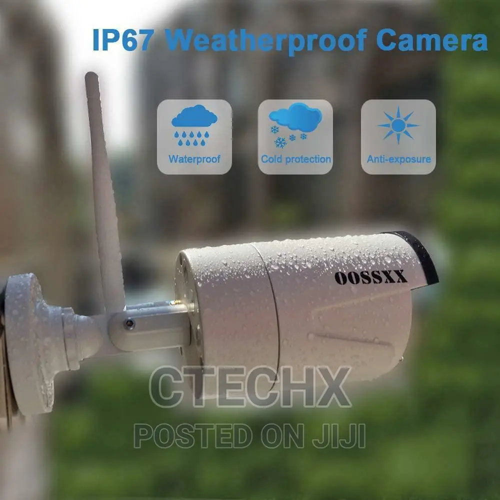 OOSSXX 5MP 130° Ultra Wide-Angle Security Wireless Camera