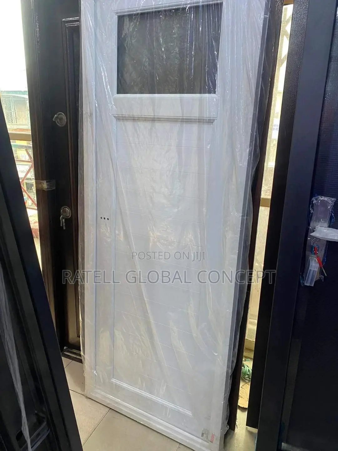 Aluminium Glass Bathroom Doors [Full Glass]