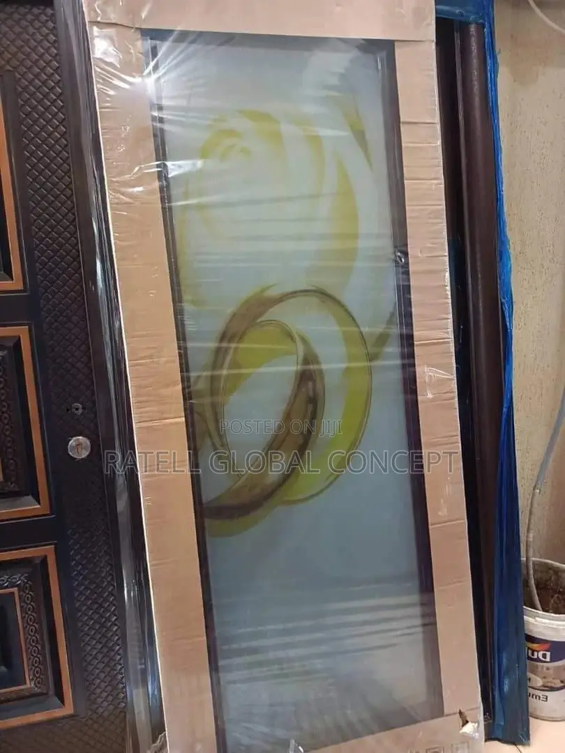 Aluminium Glass Bathroom Doors [Full Glass]