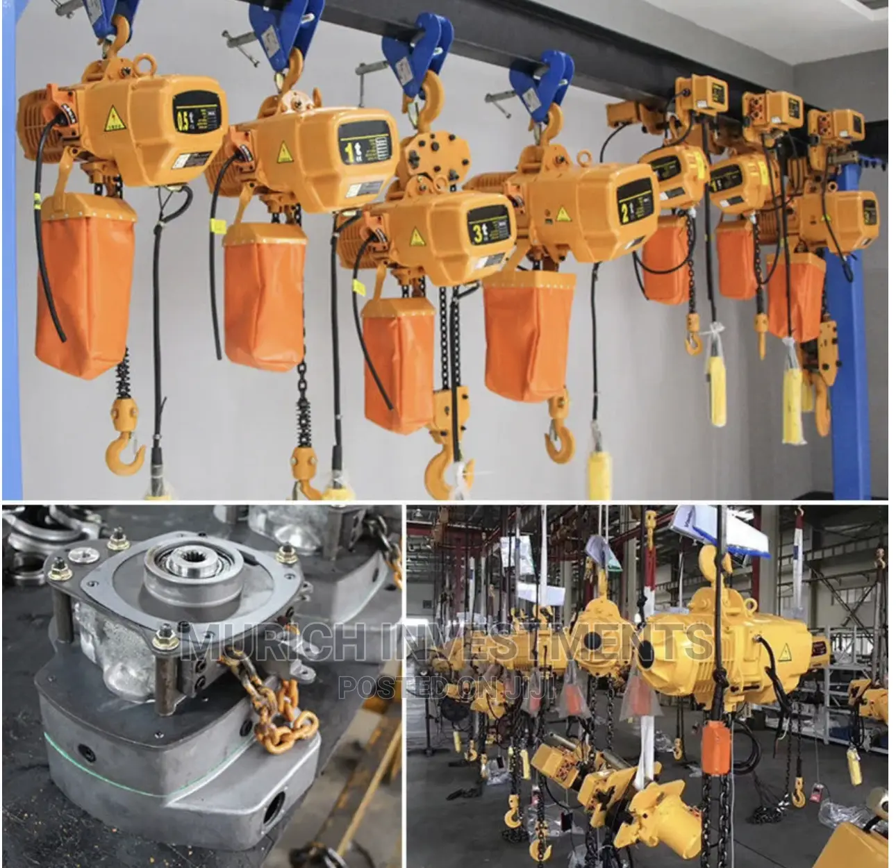 Electric Chain Hoist With Motorized Trolley 2ton