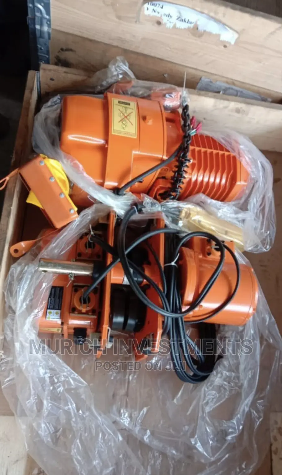 Electric Chain Hoist With Motorized Trolley 2ton