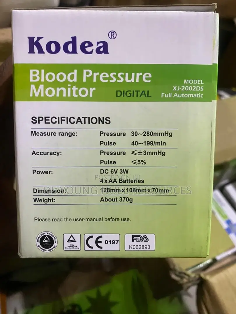 Kodea Blood Pressure Monitor Digital