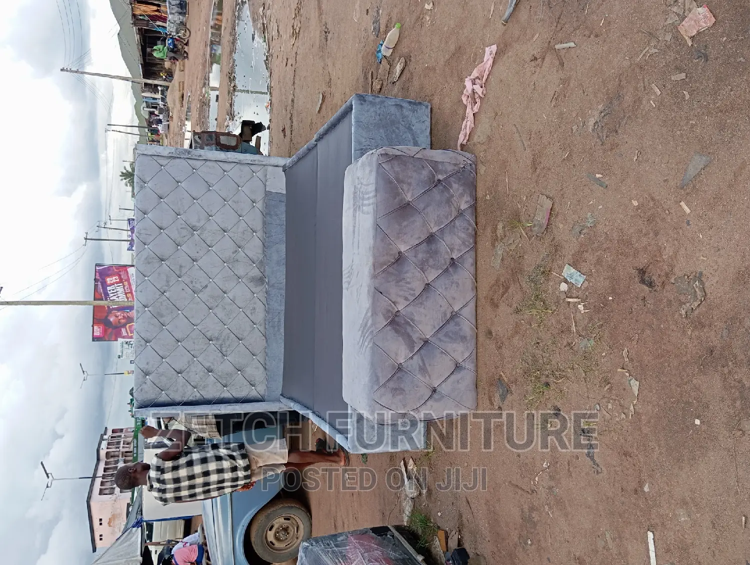Standard Padded 6x6 Bedframe