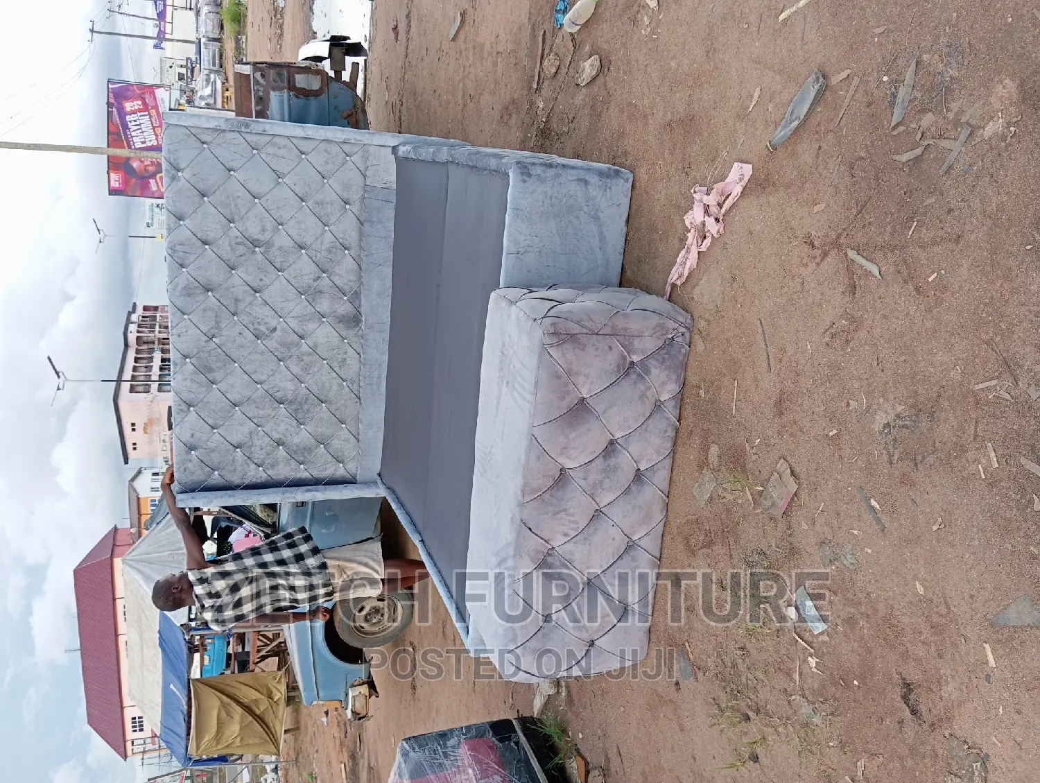 Standard Padded 6x6 Bedframe
